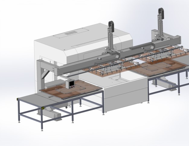 激光雕刻桁架搬运机械手